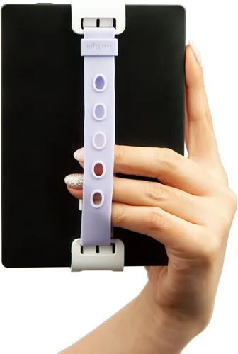 Vista 11 de WiLLBee CLIPON - Correa de silicona suave doble para Kindle, soporte de mano compatible con Kindle Paperwhite (6.8 pulgadas) / Kindle Fire 7