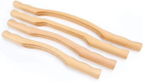 Vista 9 de Varillas de masaje manual, rodillo muscular, masajeador de raspado, rodillo de masaje de madera, barra de masaje de madera, herramienta de masaje