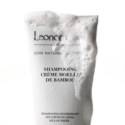 Vista 4 de Leonor Greyl Paris Bamboo Extract Cream Shampoo Shampooing Creme Moelle de Bambou - Champú hidratante para cabello largo, seco o encrespado - Champú