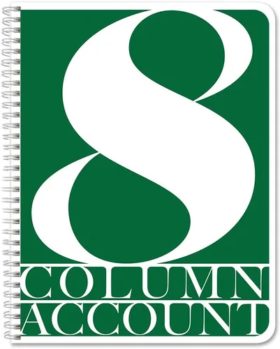 Vista 7 de BookFactory Libro de contabilidad de 2 columnas/libro de cuentas/libro de contabilidad/cuaderno (libro columnar de dos columnas) – tapa dura