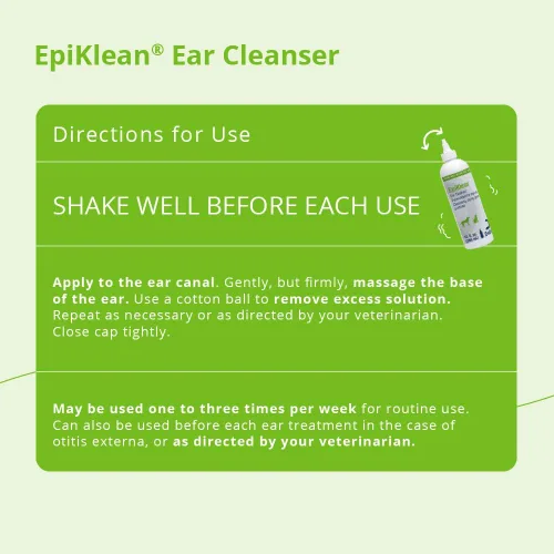 Vista 4 de EpiKlean Limpiador de oídos para perros y gatos, 12 oz