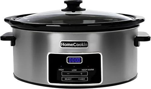 Vista 21 de HOMECOOKIN olla de cocción lenta programable de 6 cuartos de galón, electrodomésticos de cocina, pequeño electrodoméstico de cocina perfecto