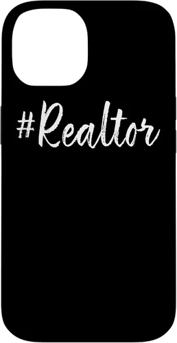 Vista 4 de Hashtag Realtor Real Estate Agent Business Gifts Funny Quote Case for iPhone 17