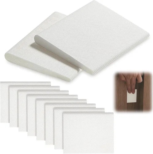 Vista 11 de Zonon Sellos autoadhesivos para esquinas de puerta, burlete para puerta, tapón de sellado adecuado para marco izquierdo y derecho, espuma para Marrón