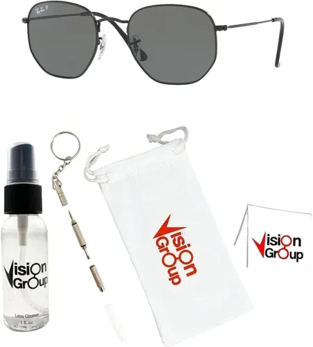 Vista 2 de Ray-Ban RB3548N Gafas de sol hexagonales paquete de accesorios Vision Group