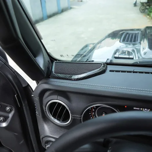 Vista 4 de Voodonala Para Wrangler JL JT Altavoz Recorte de audio en la parte superior y una moldura de pilar compatible con Jeep Wrangler 2018-2023 JL JLU