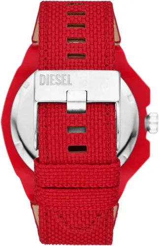 Vista 2 de Diesel Men's 51mm Framed Quartz Lightweight Nylon and Silicone Three-Hand Watch
