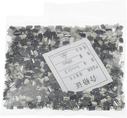 Vista 4 de 100PCS Touch Micro Switch 3 * 6 * 2.5mm SMD White Button Head 3x6x2.5