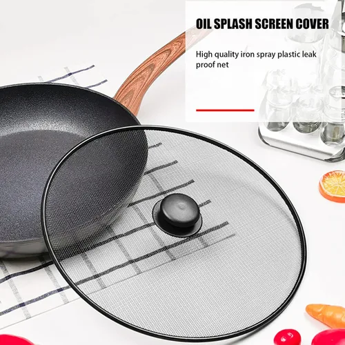 Vista 4 de Protector contra salpicaduras de cocina, pantallas de salpicaduras, 3 piezas de protección contra salpicaduras de sartén, pantalla de salpicaduras