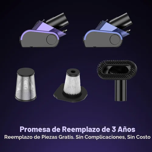 Vista 2 de Aspirador de mano de pelo para mascotas sin cable: 20000PA Aspiradora