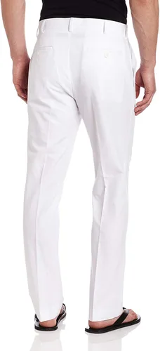 Vista 2 de Cubavera pantalón de algodón con textura en espiga