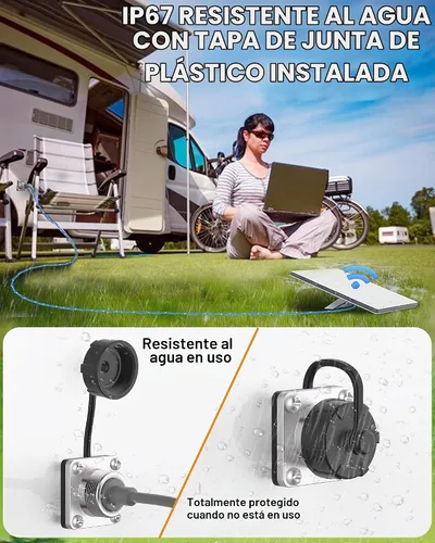 Vista 4 de Starlink - Kit de paso de pared mini impermeable DC 5.5x2.1