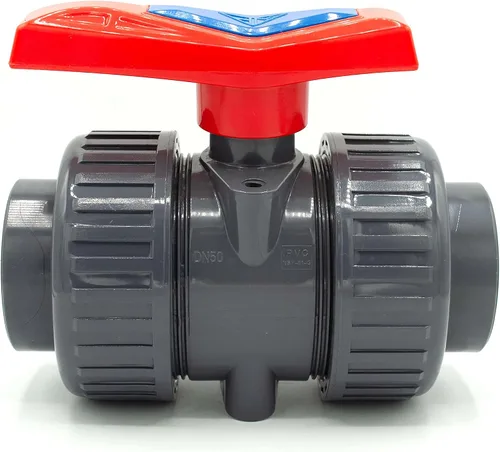 Vista 2 de American Valve 1 en Schedule 80 PVC True Union válvula de bola