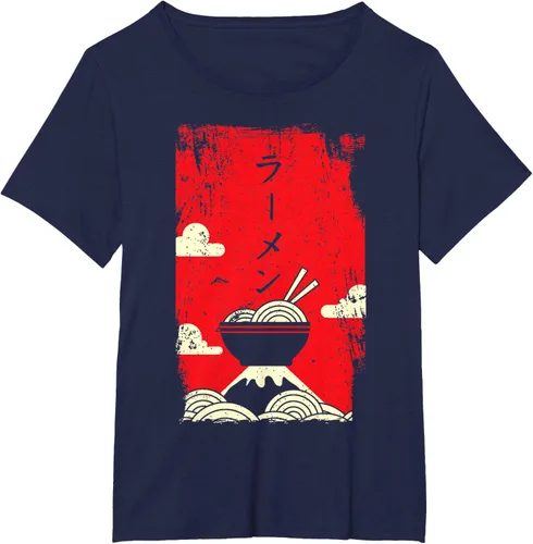 Vista 21 de Ramen Noodles Camiseta de arte japonés, Negro