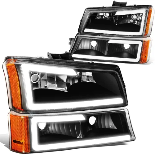 Vista 11 de Auto Dynasty 4 piezas lámparas LED DRL para faros delanteros compatibles con Chevy Silverado Avalanche 1500 2500 3500 03 04 05 06 / Chevy Silverado