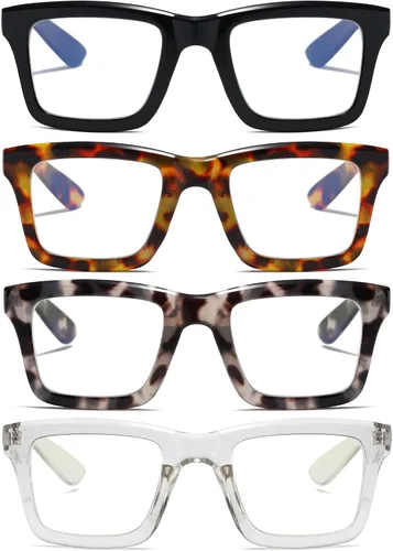 Vista 2 de Reading Glasses for Women Men Blue Light Blocking Readers