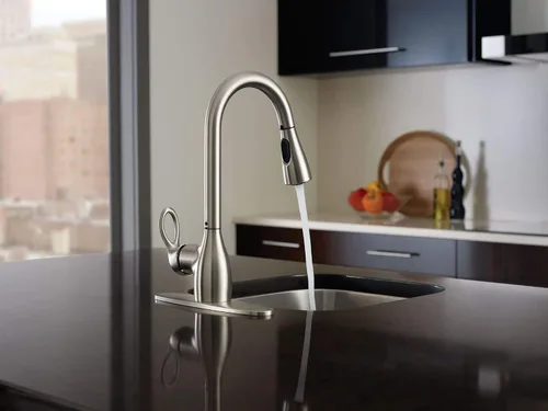 Vista 18 de Moen CA87011SRS Touch-on-Kitchen-Sink-grifos, resistente al punto inoxidable