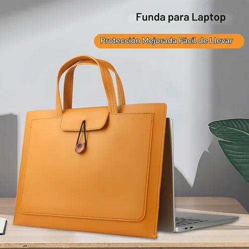 Vista 3 de CREATOR - Funda para laptop de 13.3 a 14 pulgadas, color marrón