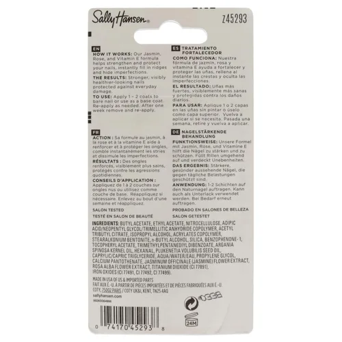 Vista 9 de Sally Hansen Treatment Nail Rehab 41054, fortalecedor de uñas, endurecedor de uñas, 0.33 onzas, suero de crecimiento de uñas, esmalte fortalecedor