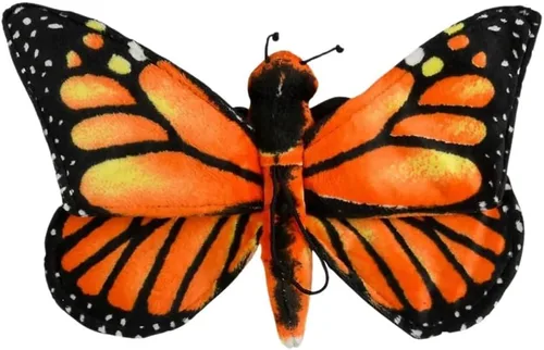 Vista 2 de Rhode Island Novelty Peluche de mariposa monarca de 13 pulgadas