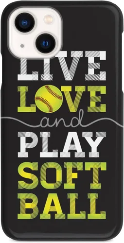 Vista 23 de Inspired Cases - Compatible con iPhone Xs Max - Funda protectora con textura 3D para Apple iPhone Xs Max - Live Love & Play Softbol