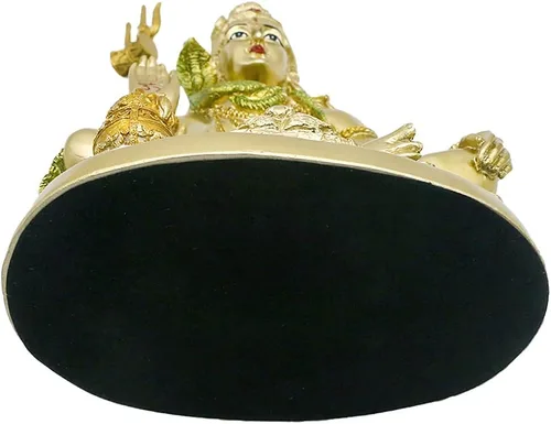 Vista 6 de alikiki Estatua hindú Dios Señor Shiva – Figura de ídolo indio Shiva Murti Casa Oficina Templo Mandir Diwali Pooja Artículos Yoga Meditación Sala