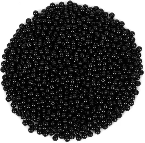 Vista 16 de DECYOOL 1200Pcs 4mm 6mm 8mm Gold Round Beads for Spacer Bracelet Making Dorado