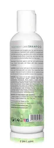 Vista 2 de Champú de queratina para el cuidado del tratamiento del cabello, 3.3 onzas, champú para el cabello sin sulfatos ni parabenos, champú de colágeno