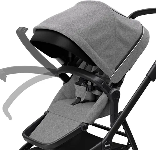 Vista 6 de Thule 11000021 Sleek Gris Melange/Negro