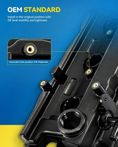 Vista 6 de PHILTOP Cubierta de válvula de motor para Sonic 2012-2018, Cruze 2011-2015, Aveo 2009-2011, Cruze Limited 2016, Aveo5 2009-2011, Astra 2008, G3