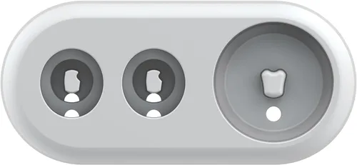 Vista 6 de Soporte para cepillos de dientes, base de soporte de repuesto compatible con cepillo de dientes eléctrico Oral B y 2 cabezales de cepillo