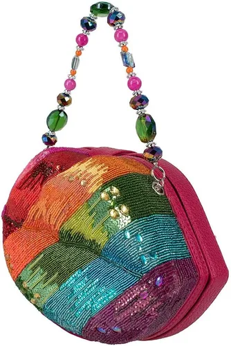 Vista 5 de Mary Frances Mary Frances Rainbow Kisses - Bolso de mano con asa superior multicolor talla única de EE UU Multi