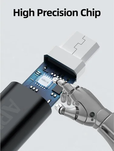Vista 6 de ARKTEK Adaptador micro USB a USB C, tipo C hembra a microUSB macho convertidor para sincronización de datos OTG (negro, micro USB a tipo C)