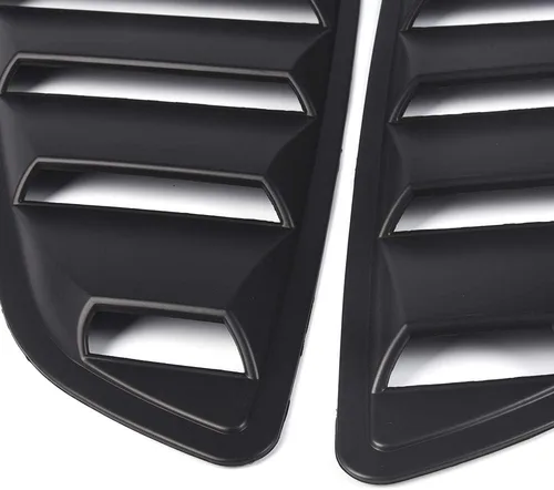 Vista 5 de Para 2015 2016 2017 2018 compatible con Ford Mustang GT V6 Ventilaciones Estilo Cuarto 1/4 Ventana Lateral Cubierta de la Cuchara