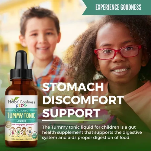 Vista 4 de Herbal Goodness Extracto líquido tónico de abdomen para niños, 100%