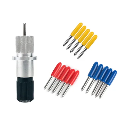 Vista 4 de 1 soporte +15 piezas 5x30+5x45+5x60 cuchillas para Roland vinilo cortador cuchilla titular