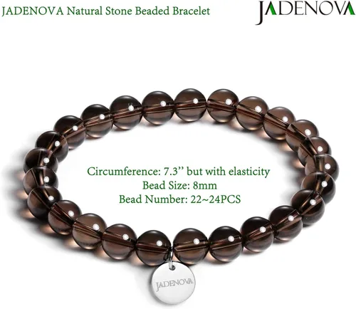 Vista 4 de Brazalete de piedras de yoga para parejas