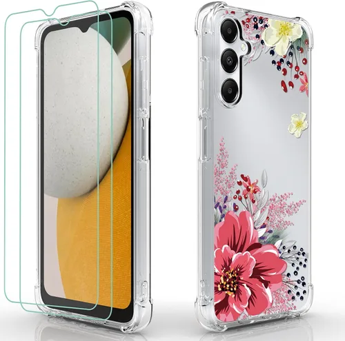 Vista 8 de Osophter Funda para Galaxy A15: funda de goma TPU flexible para Samsung Galaxy A15 para Samsung Galaxy A15 con protector de pantalla