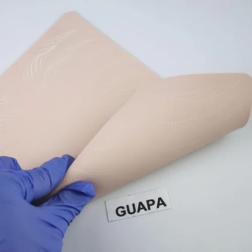Vista 4 de 5 piezas de almohadillas de práctica para cejas de silicona para práctica de tatuajes, hojas de práctica de microblading para práctica de maquillaje