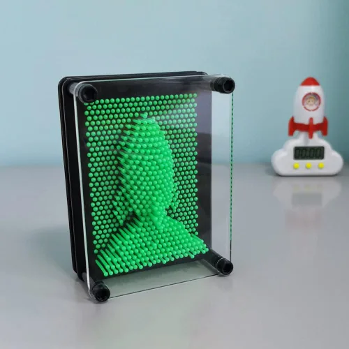Vista 2 de Arte de pines 3D – 5 x 3.75 pulgadas sensorial Fidget juguete de impresión de Pin – Regalo para niños, niñas, niños y adultos