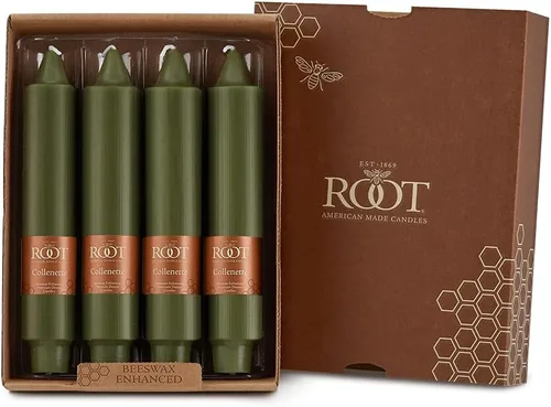 Vista 27 de Root Unscented Smooth Collenette Candles, Willow, 5", 8-Count Sauce
