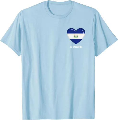 Vista 78 de Camiseta Bandera de El Salvador Camiseta salvadoreña, Negro