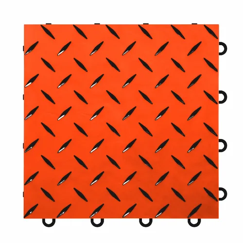 Vista 11 de Baldosas de piso entrelazadas Nitro Pro de 5/8" de grosor de FlooringInc, baldosas de piso de garaje para un garaje, taller, cobertizo o remolque