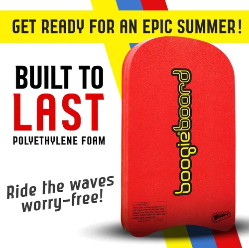 Vista 8 de BoogieBoard - Entrenador deportivo de 19 pulgadas, tabla de bodyboard TC8 Deck PE Core Crescent Tail Principiantes Piscina Playa