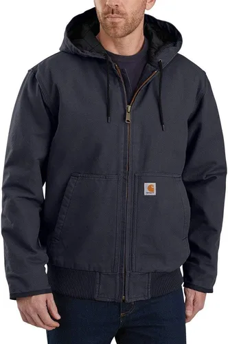Vista 9 de Carhartt - Chaqueta activa aislada de pato lavado de ajuste holgado para hombre Negro