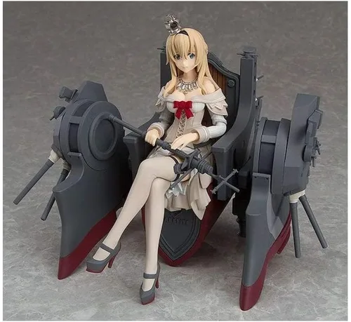 Vista 3 de Max Factory Kancolle: Figura de acción Warspite Figma, marrón, beige, gris, 6 pulgadas