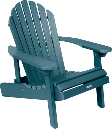 Vista 14 de Highwood Hamilton - Silla Adirondack plegable y reclinable fabricada en Estados Unidos, tamaño adulto, eucalipto
