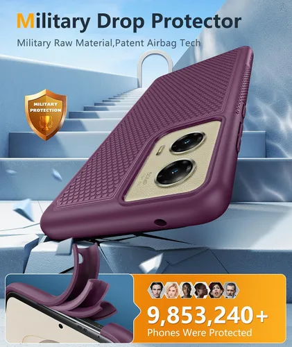 Vista 315 de FNTCASE Funda para iPhone 17 Pro: Fundas delgadas translúcidas de color azul claro compatibles con MagSafe, protección completa de la cámara