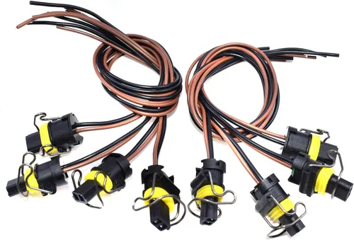 Vista 2 de Coleta de la válvula del conector IPR del inyector 8PCS para el diesel de 6,0 7,3 Ford PowerStroke