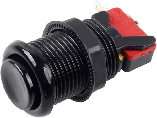 Vista 3 de 7X Arcade Botones 1.181 in Tipo Happ Interruptor de botones estándar con botones de 7.9 in Cable para Arcade Joystick Arcade1up consola